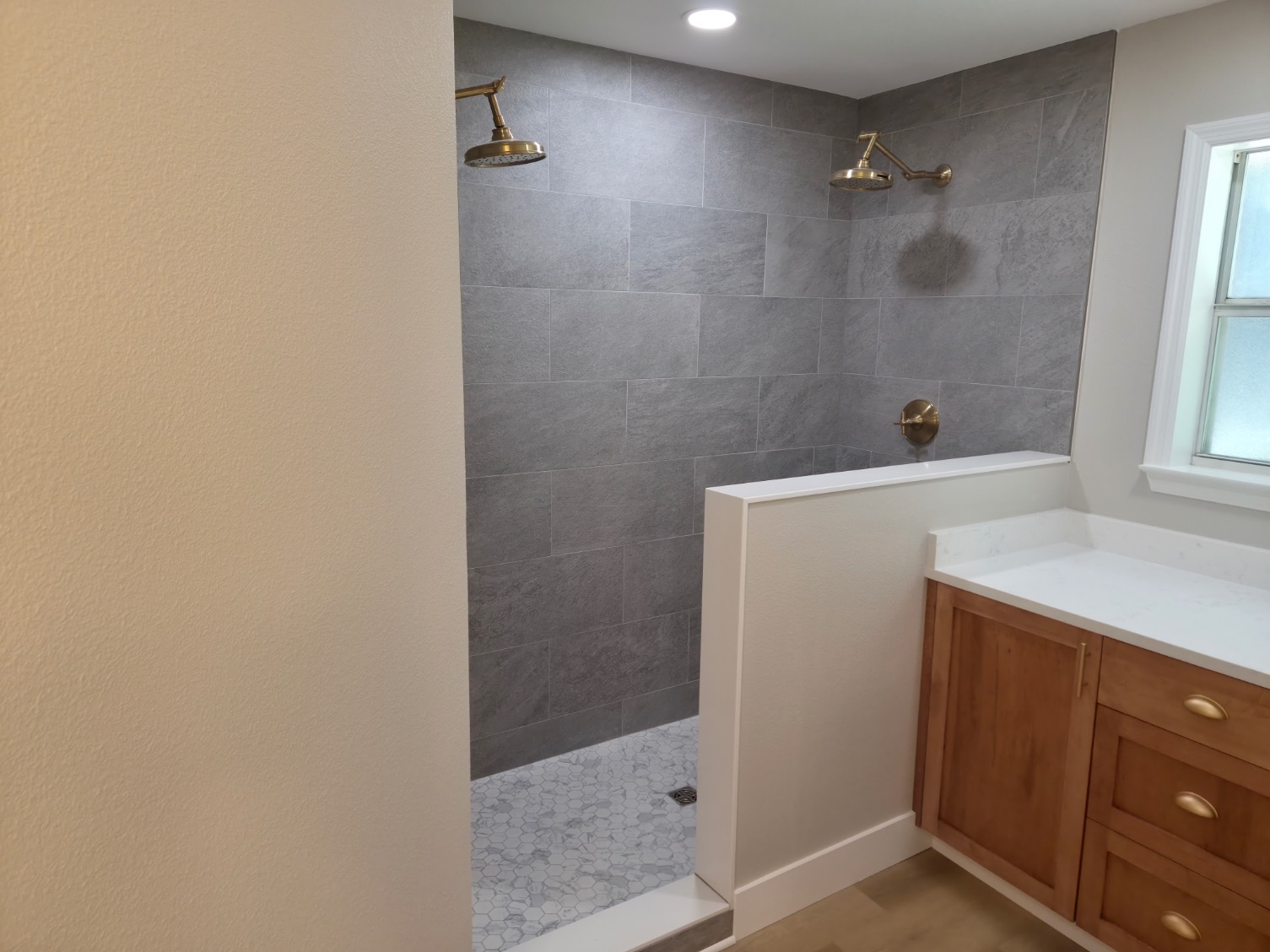 custom bathroom remodeling project by Dactts Construction in Pensacola Florida