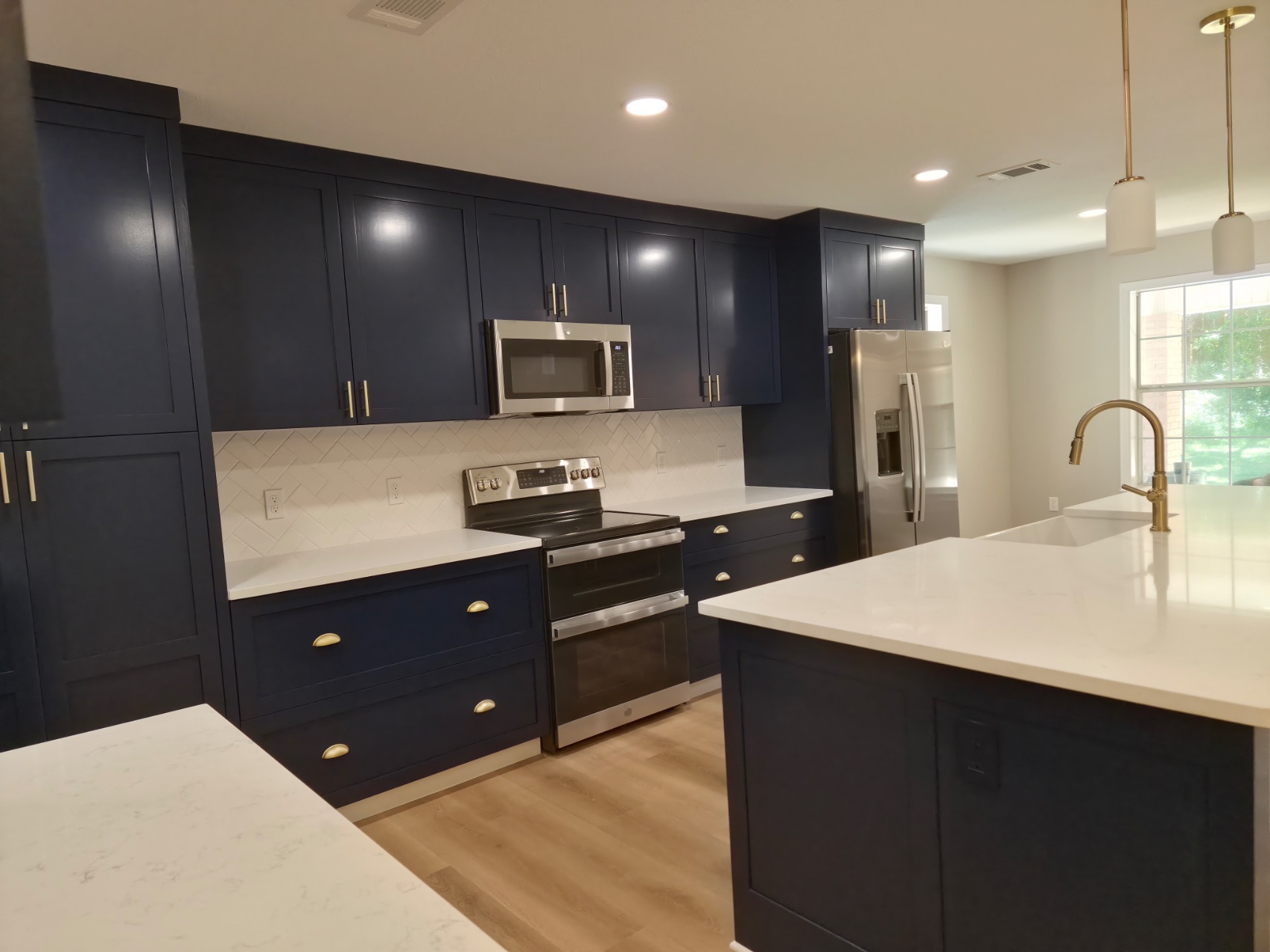 custom kitchen remodeling project by Dactts Construction in Pensacola Florida