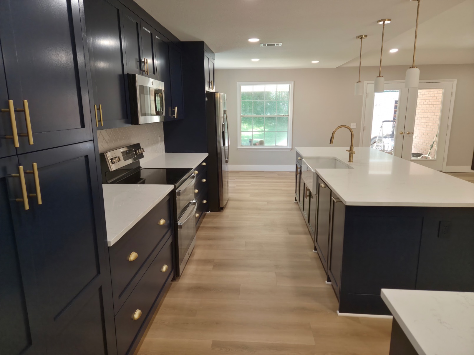 custom kitchen remodeling project by Dactts Construction in Pensacola Florida